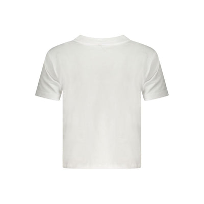 Calvin Klein Weißes T-Shirt aus Baumwolle für Frauen