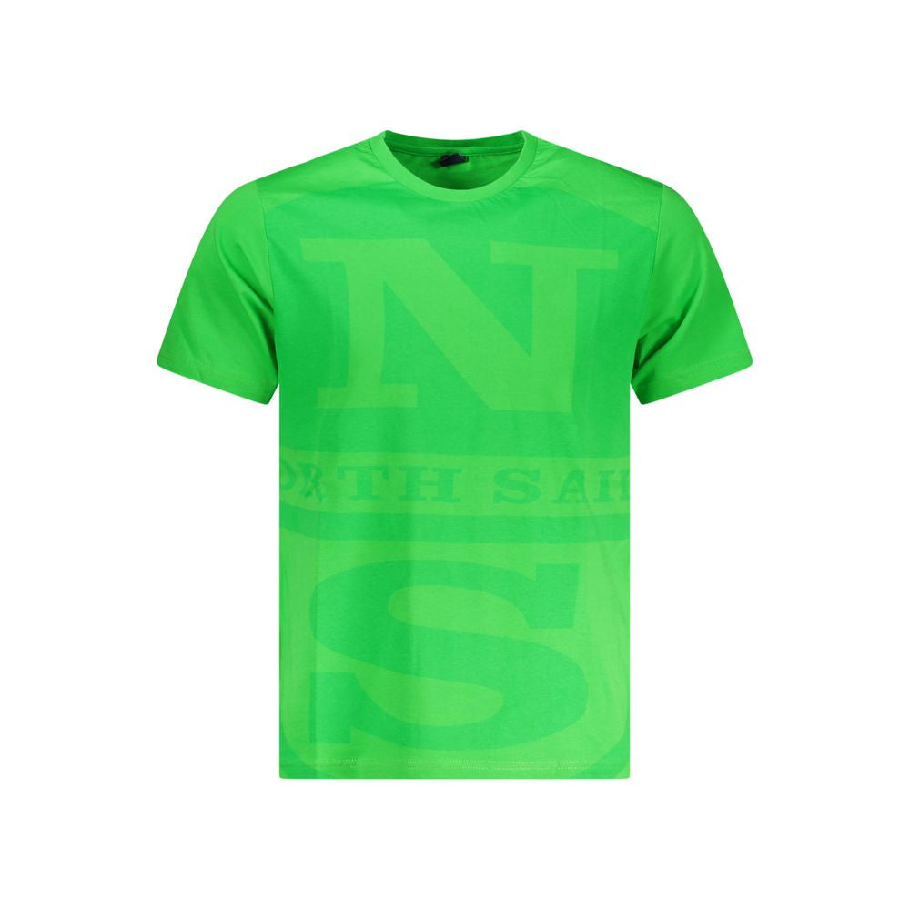 North Sails Grünes Baumwolle Männer T-Shirt