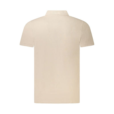 Norway 1963 Beigefarbenes Baumwoll-Poloshirt