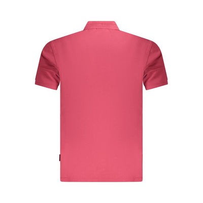 Napapijri Rotes Baumwoll-Poloshirt für Männer
