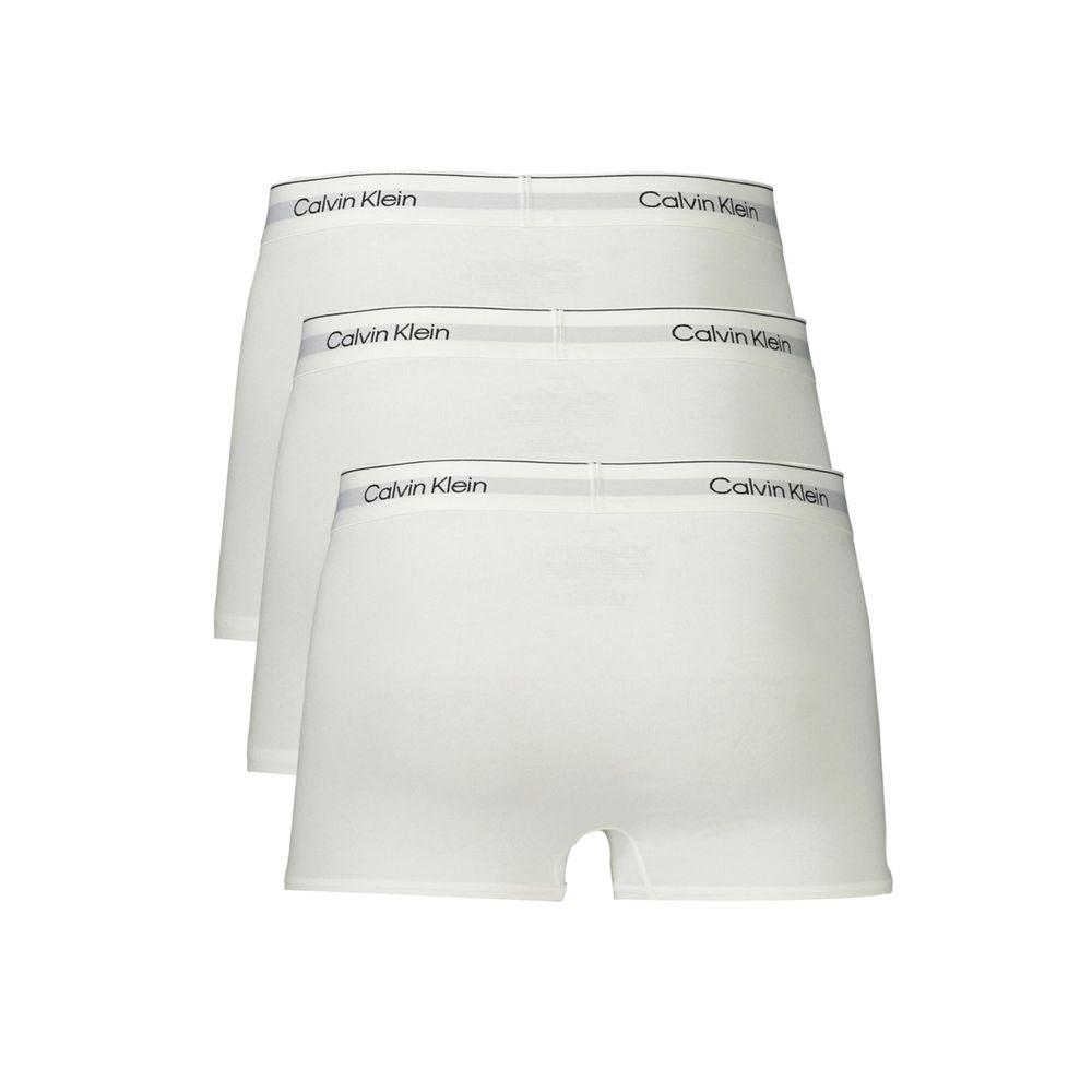 Calvin Klein Weiß Baumwolle Männer Boxer