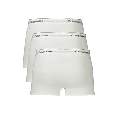 Calvin Klein Weiß Baumwolle Männer Boxer