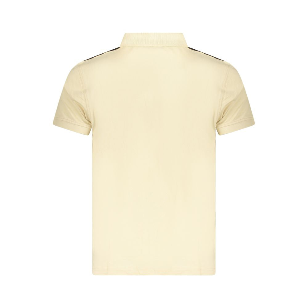 Cavalli Class Beige Baumwolle Männer Polo Shirt