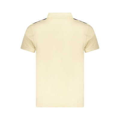 Cavalli Class Beige Baumwolle Männer Polo Shirt