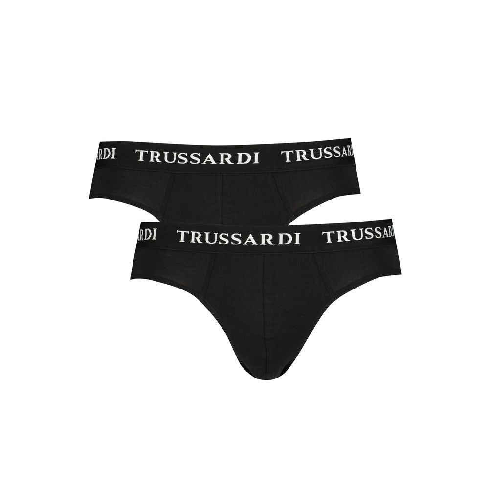 Trussardi Schwarz Baumwolle Männer Unterwäsche Pack