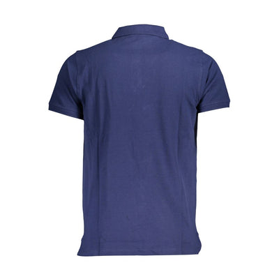 Norway 1963 Blaues Baumwoll-Poloshirt für Männer