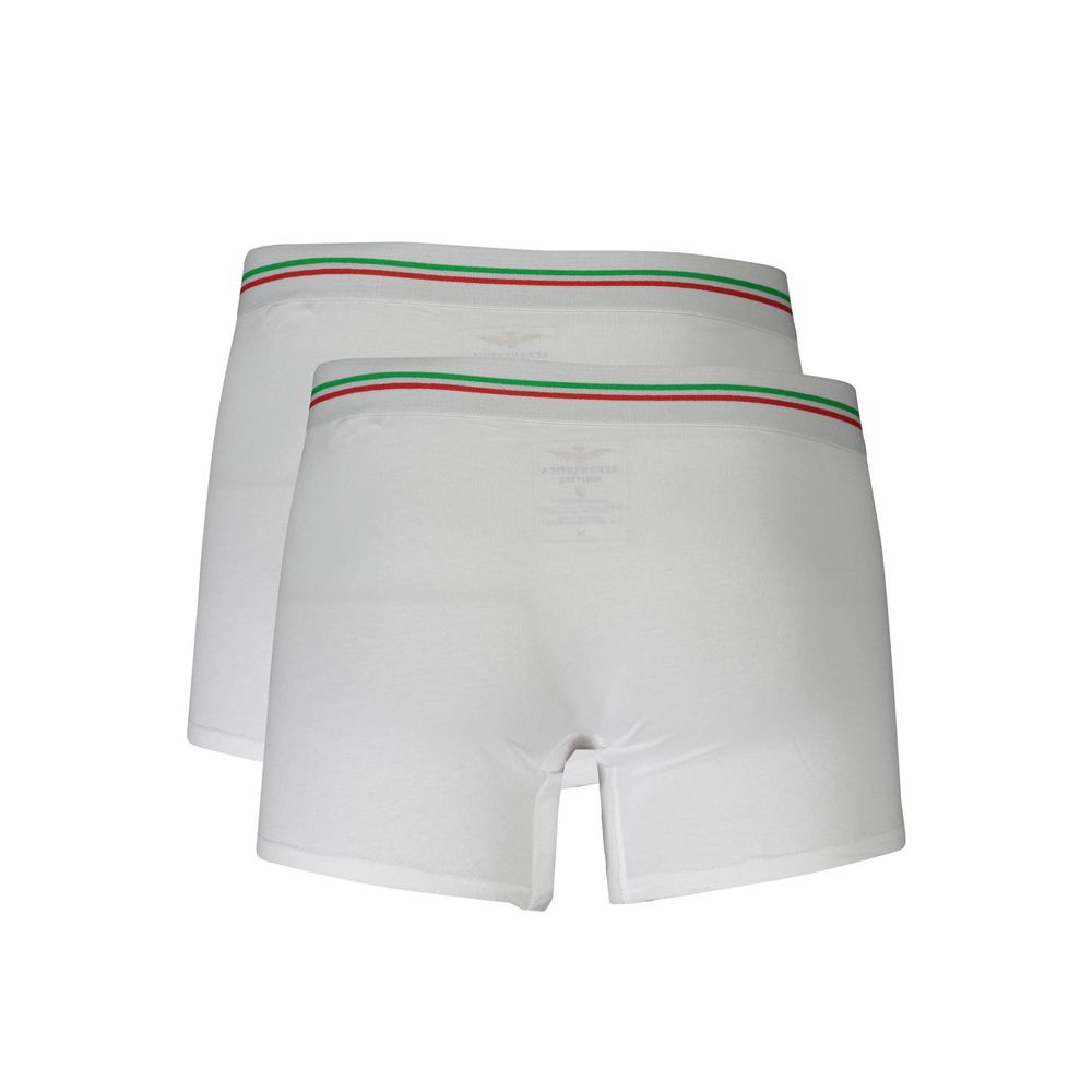 Aeronautica Militare Weiß Baumwolle Männer Boxer