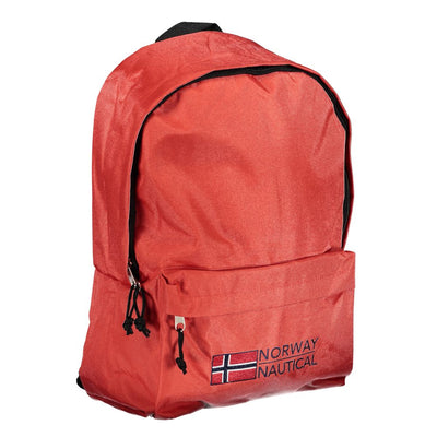 Norway 1963 Roter Polyester-Rucksack für Männer