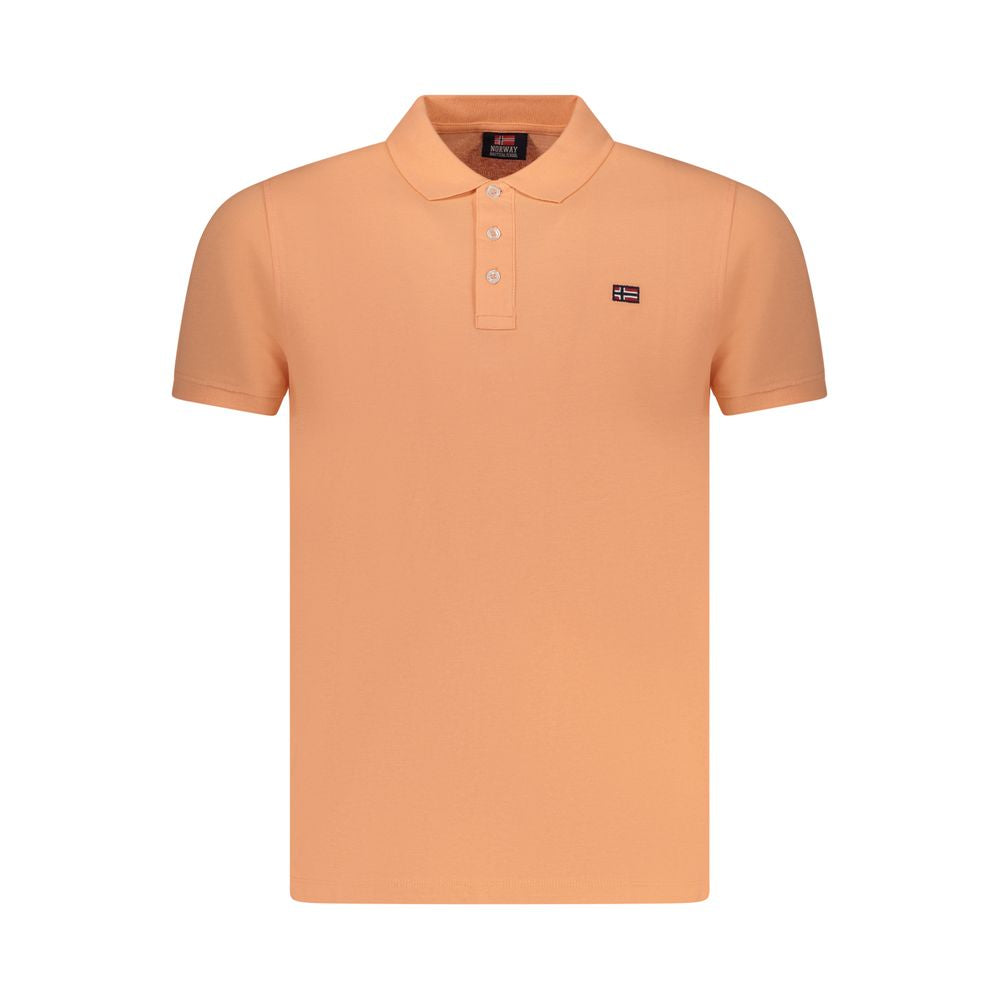 Norway 1963 Rosa Baumwoll-Poloshirt für Männer