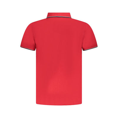 Norway 1963 Rotes Baumwoll-Poloshirt