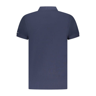 Trussardi Blaues Baumwoll-Poloshirt für Männer