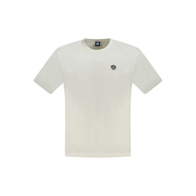 North Sails Weißes Baumwolle Männer T-Shirt