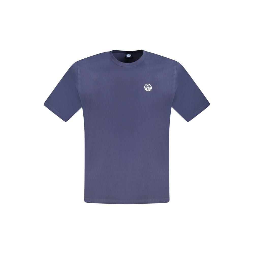 North Sails Blau Baumwolle Männer T-Shirt