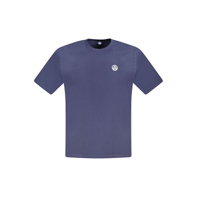North Sails Blau Baumwolle Männer T-Shirt