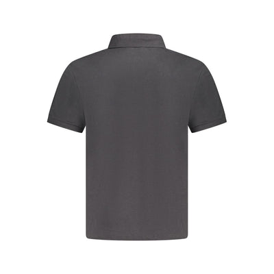 North Sails Schwarzes Baumwoll-Poloshirt für Männer