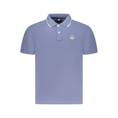 North Sails Blaues Baumwoll-Poloshirt für Männer