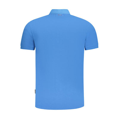 Napapijri Blaues Baumwoll-Poloshirt für Männer