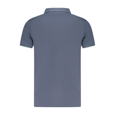 Norway 1963 Blaues Baumwoll-Poloshirt