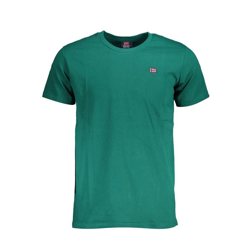 Norway 1963 Grünes Baumwolle Männer T-Shirt