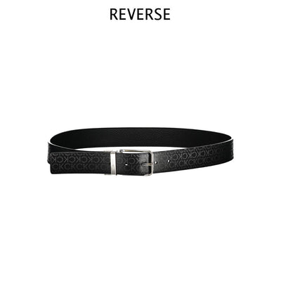 Calvin Klein Schwarzer Polyester Herrengürtel
