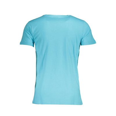 Norway 1963 Blau Baumwolle Männer T-Shirt