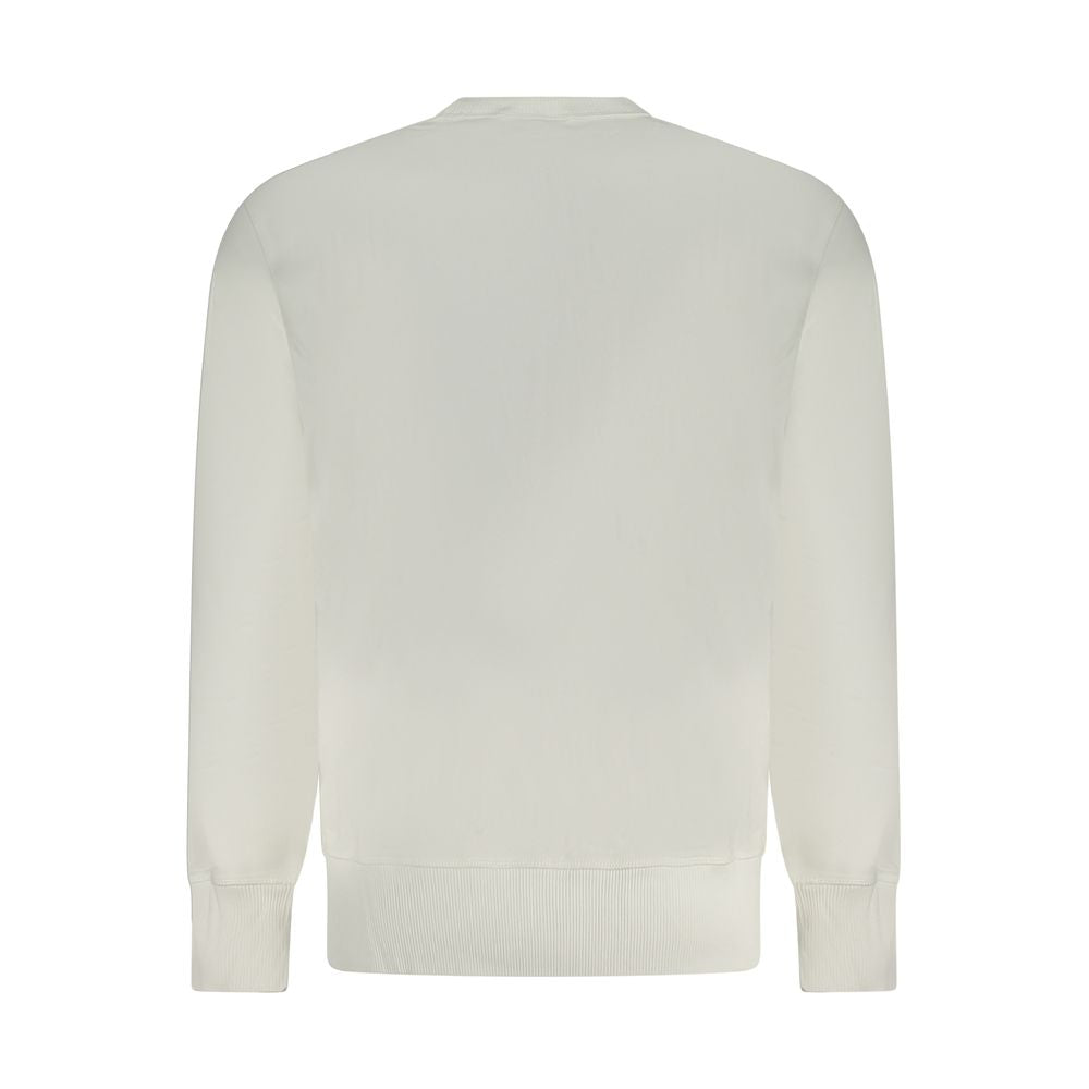 Calvin Klein Weißer Baumwollpullover