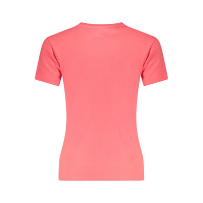 Tommy Hilfiger Rosa Baumwolle Frauen T-Shirt