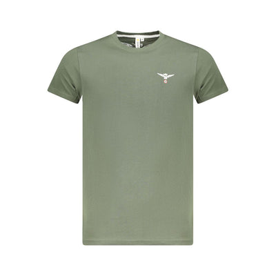 Accademia Militare T-Shirt aus grüner Baumwolle