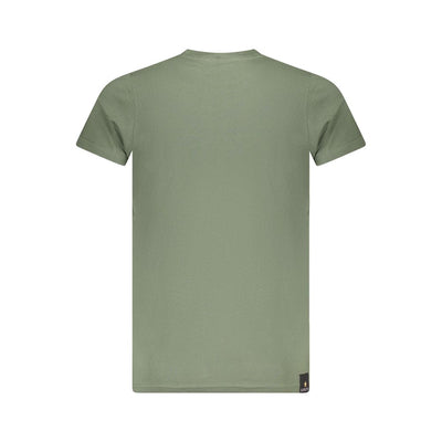 Accademia Militare T-Shirt aus grüner Baumwolle