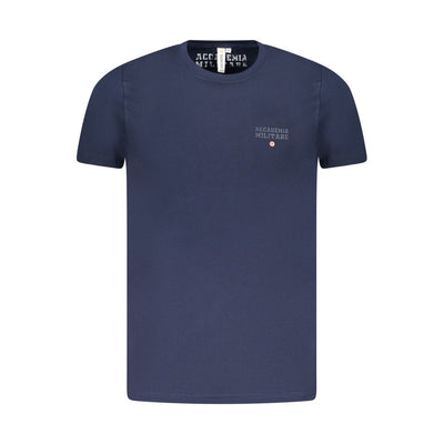 Accademia Militare T-Shirt aus blauer Baumwolle