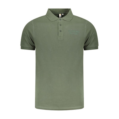 Accademia Militare Grünes Baumwoll-Poloshirt