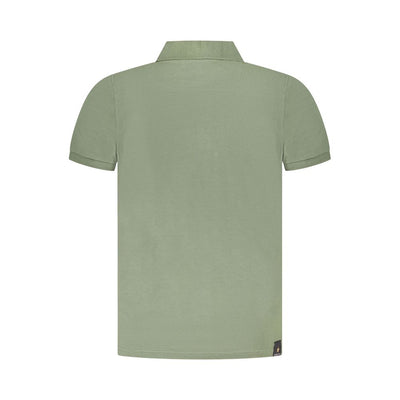 Accademia Militare Grünes Baumwoll-Poloshirt