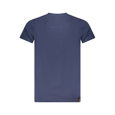 Accademia Militare T-Shirt aus blauer Baumwolle