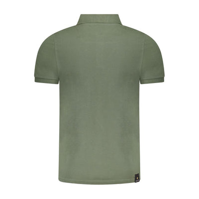 Accademia Militare Grünes Baumwoll-Poloshirt