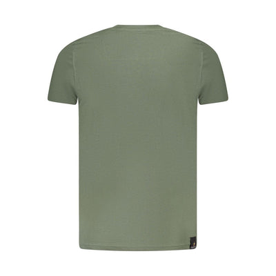 Accademia Militare T-Shirt aus grüner Baumwolle