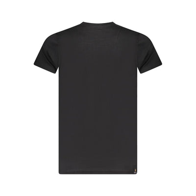 Accademia Militare Schwarzes T-Shirt aus Baumwolle