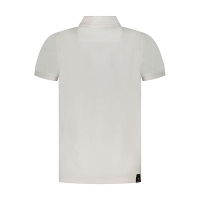 Accademia Militare Weißes Baumwoll-Poloshirt