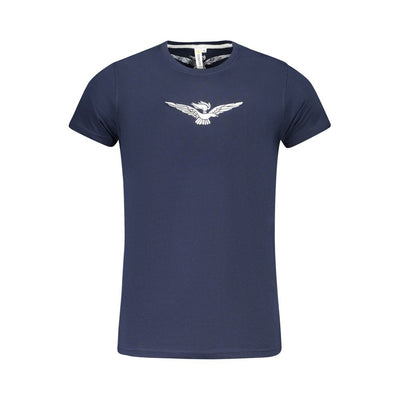 Accademia Militare T-Shirt aus blauer Baumwolle