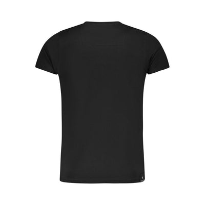 Accademia Militare Schwarzes T-Shirt aus Baumwolle