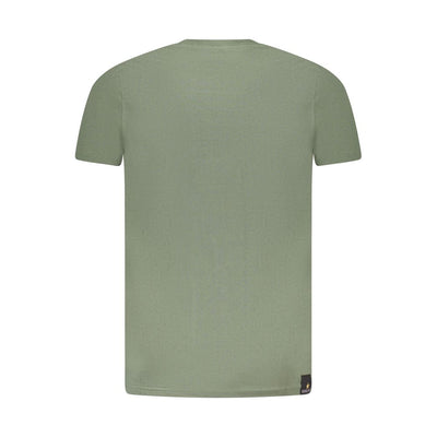 Accademia Militare T-Shirt aus grüner Baumwolle