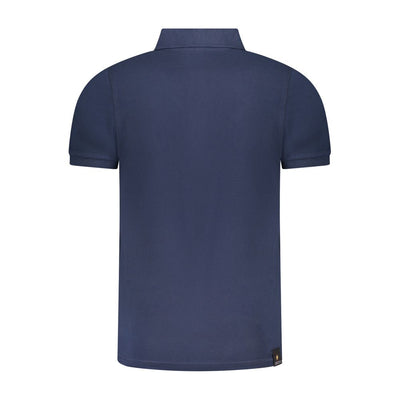 Accademia Militare Blaues Baumwoll-Poloshirt