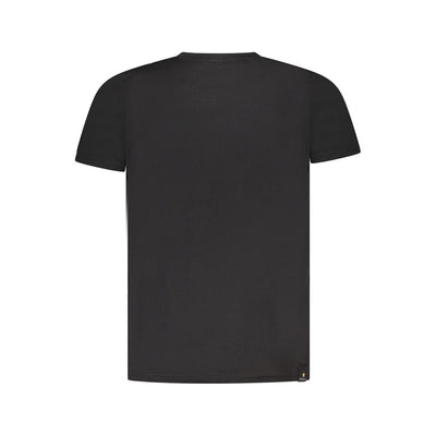 Accademia Militare Schwarzes T-Shirt aus Baumwolle