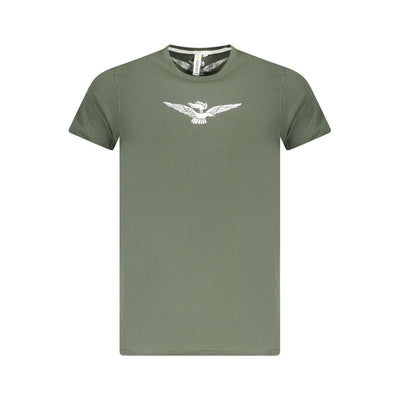 Accademia Militare T-Shirt aus grüner Baumwolle
