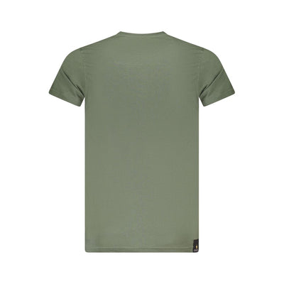 Accademia Militare T-Shirt aus grüner Baumwolle