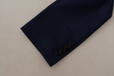 Dolce & Gabbana Blauer MARTINI Wollmantel Slim Fit Blazer