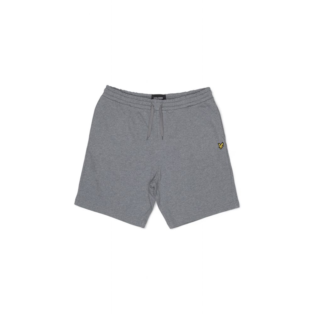 Lyle & Scott Graue Baumwoll-Bermudas
