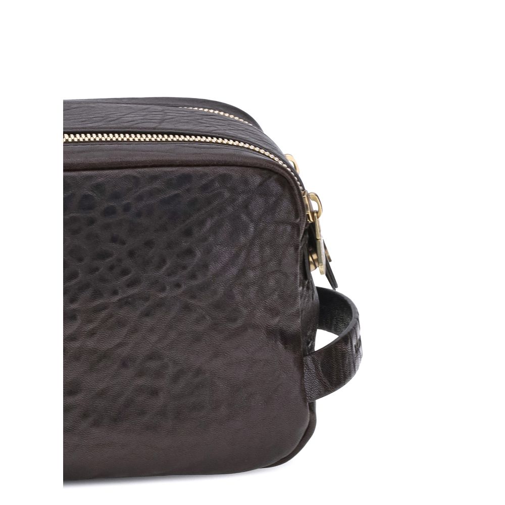Brunello Cucinelli Beauty Case aus Leder