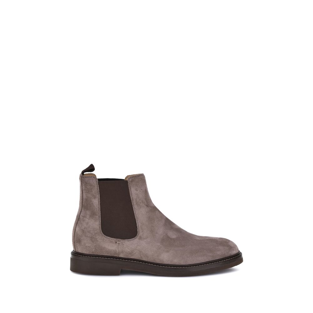 Brunello Cucinelli Wildleder-Stiefeletten