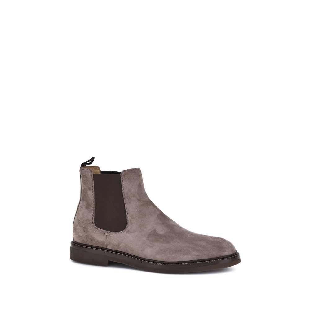 Brunello Cucinelli Wildleder-Stiefeletten