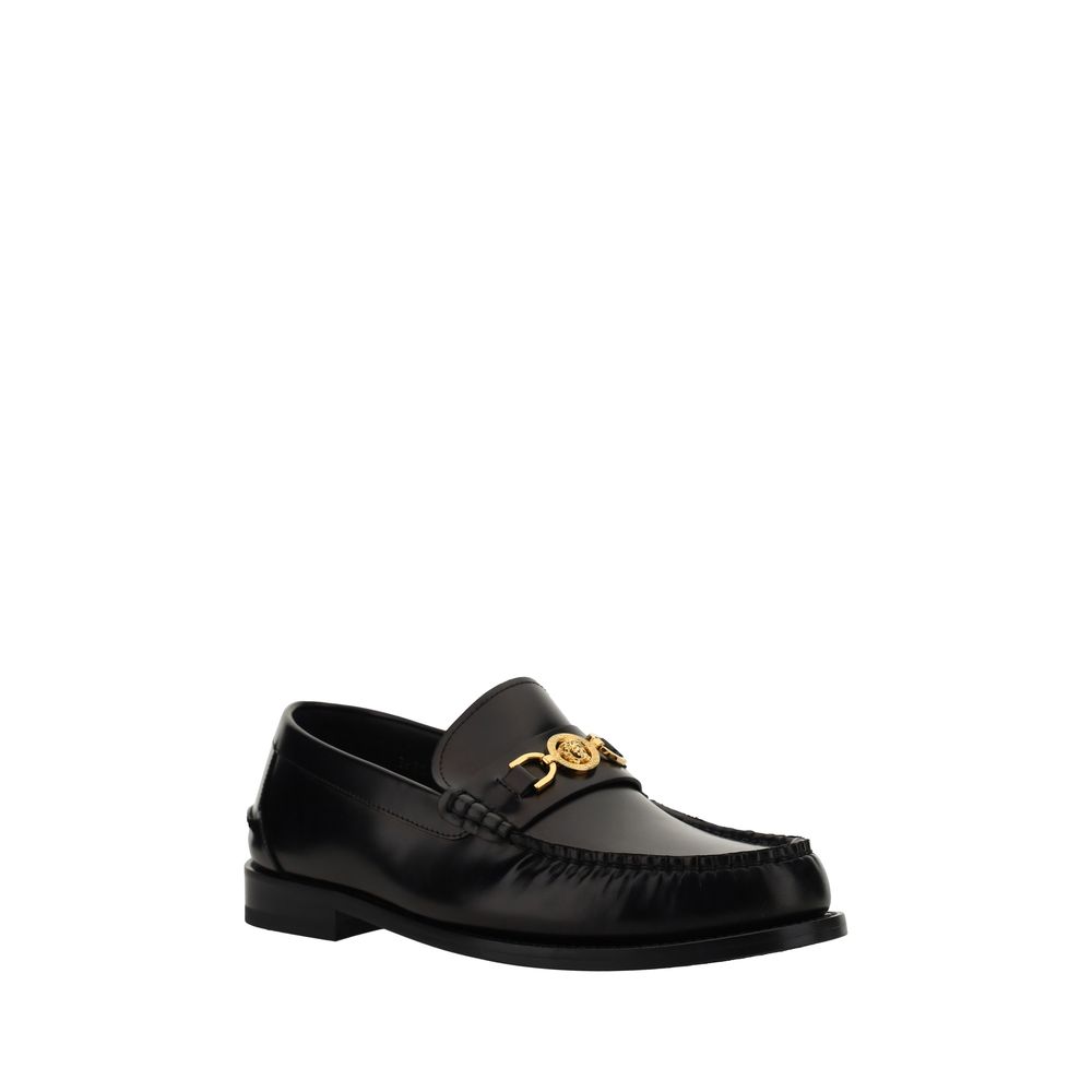 Versace Leder-Halbschuhe